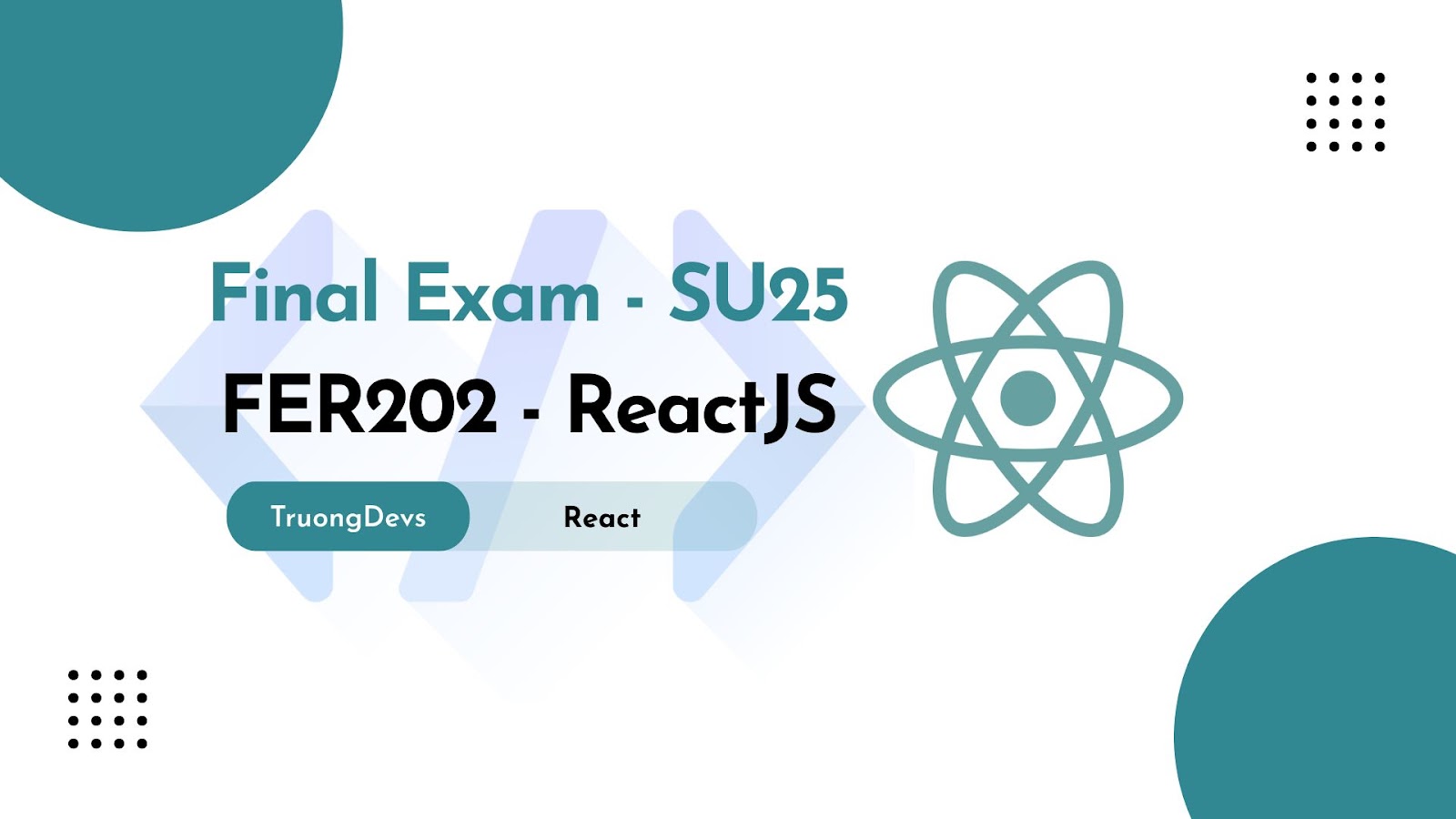Đề Thi FER202 ReactJS FPTU Kỳ SU25 Chính Thức – Có Đáp Án