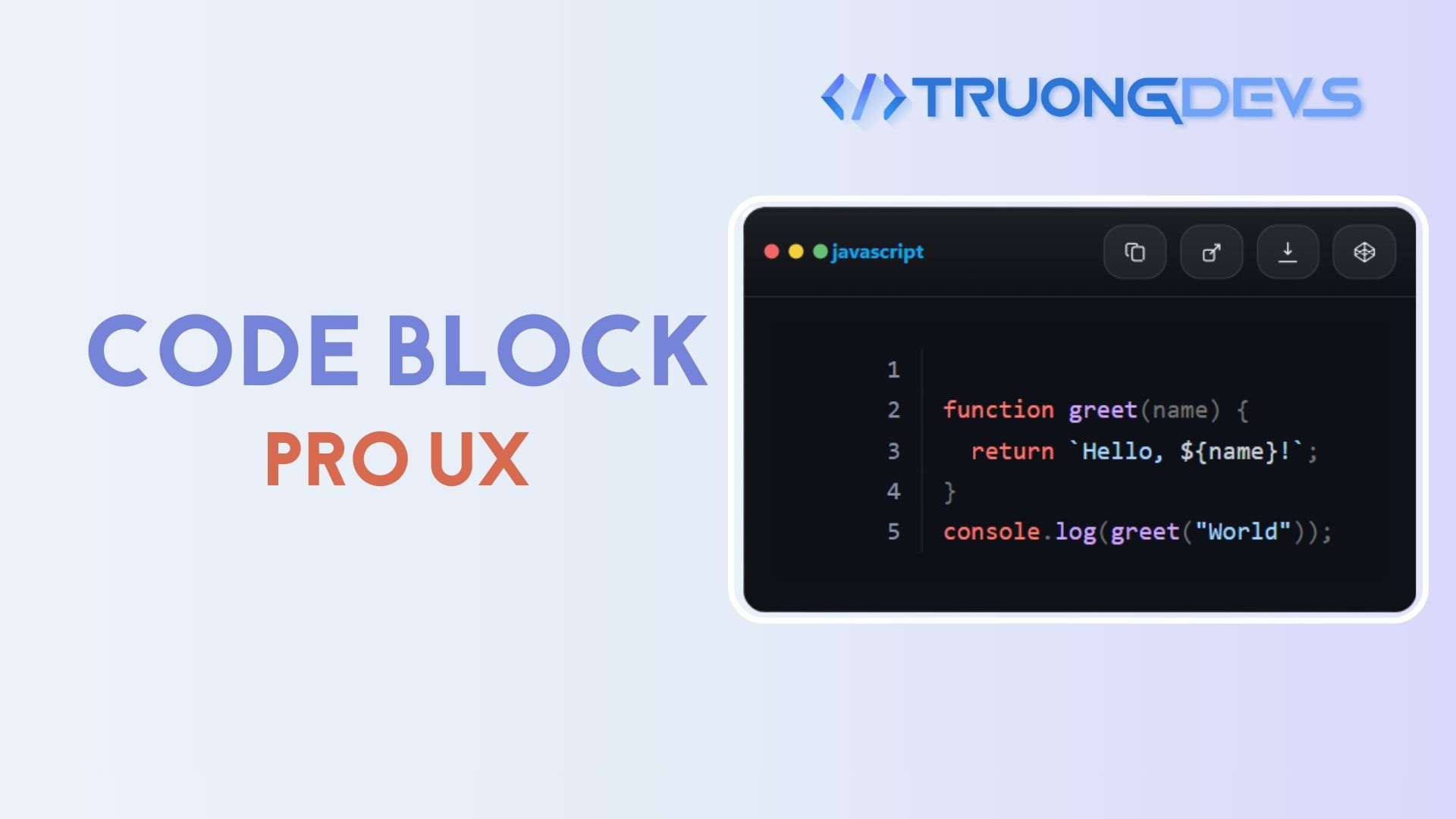 Khung Chứa Code Pro UX Giao Diện Highlight.js Đẹp Cho Blogger