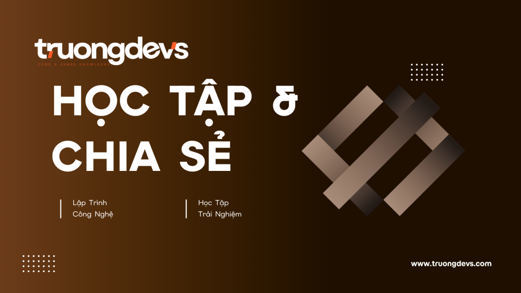 TruongDevs cập nhật giao diện mới