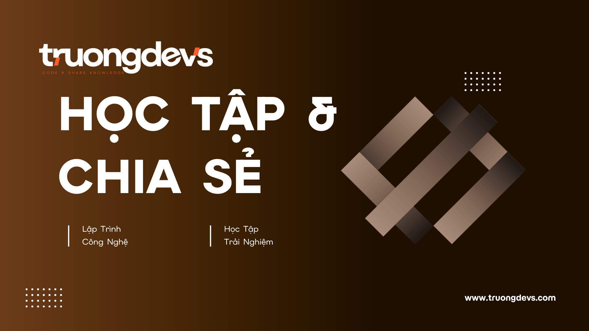 TruongDevs Chính Thức Nâng Cấp Giao Diện & Đổi Logo Mới